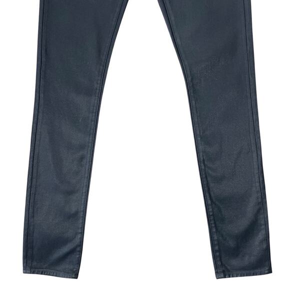 HELMUT by Helmut Lang Elastic Leggings High Gloss (Halo) Quake Size 28 NWT - Picture 9 of 16